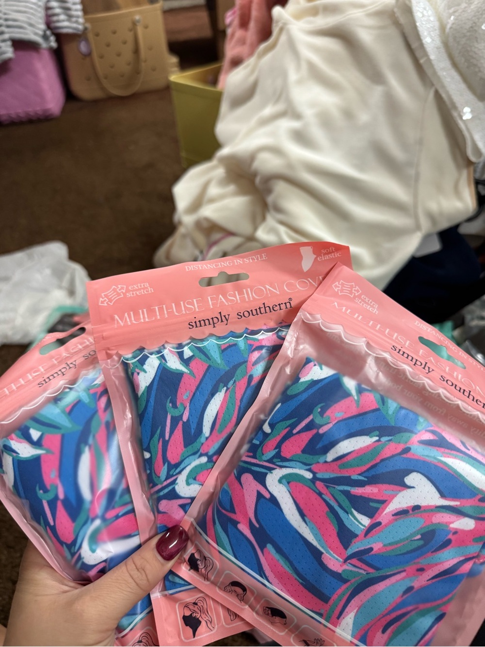 Simply Southern One-Piece Fashion Cover in Blue, Pink & Teal